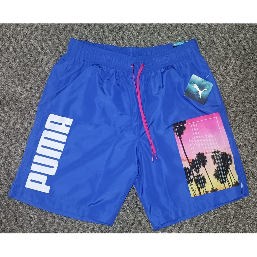 Men's Swim Trunks Puma Photoreal Volley Swim Board‎ Short Medium